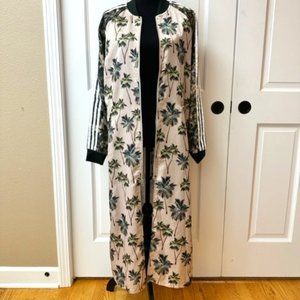 Adidas Originals X Farm Multi Print Maxi Track Jacket (M)